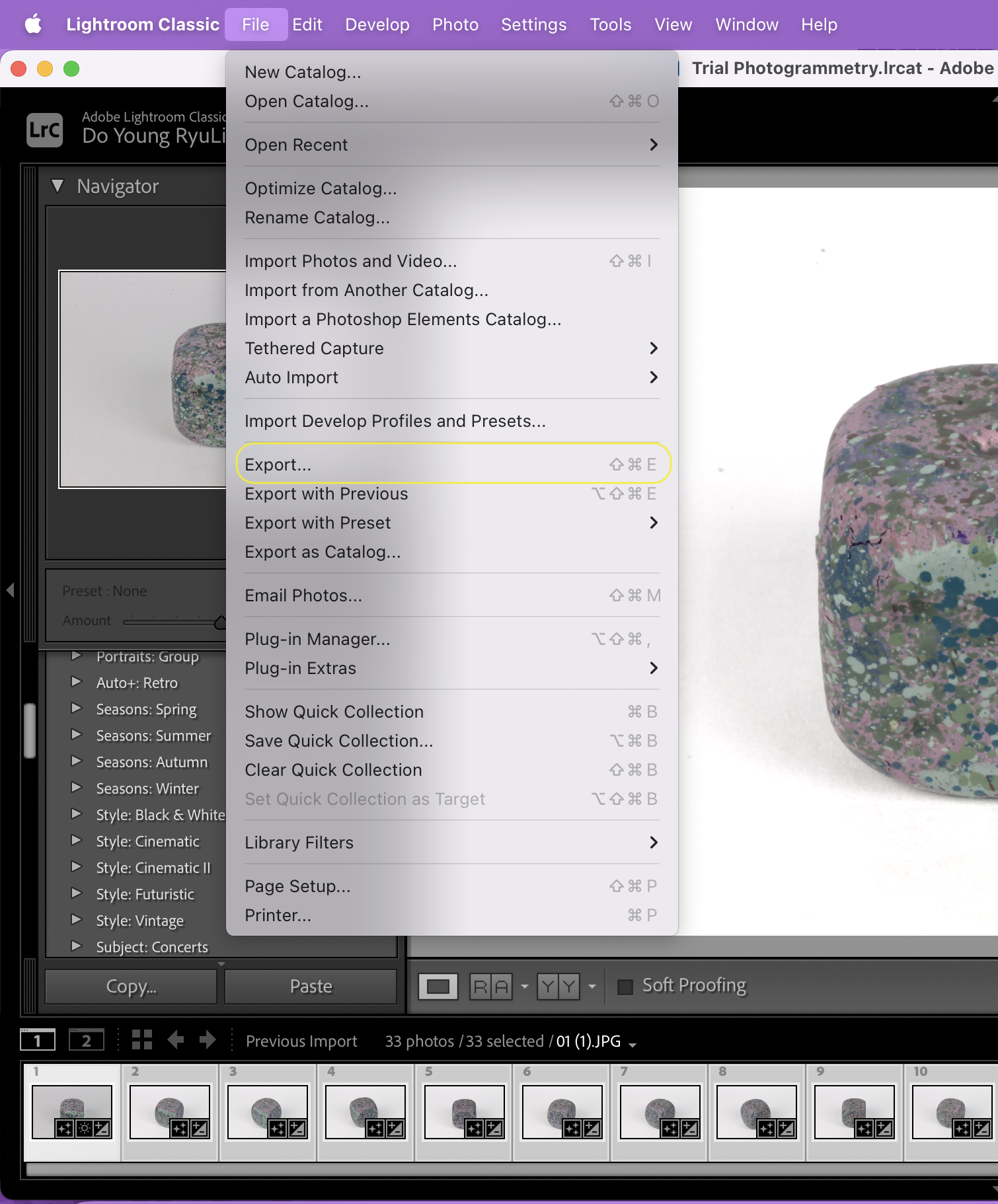 Screenshot of pop-up.