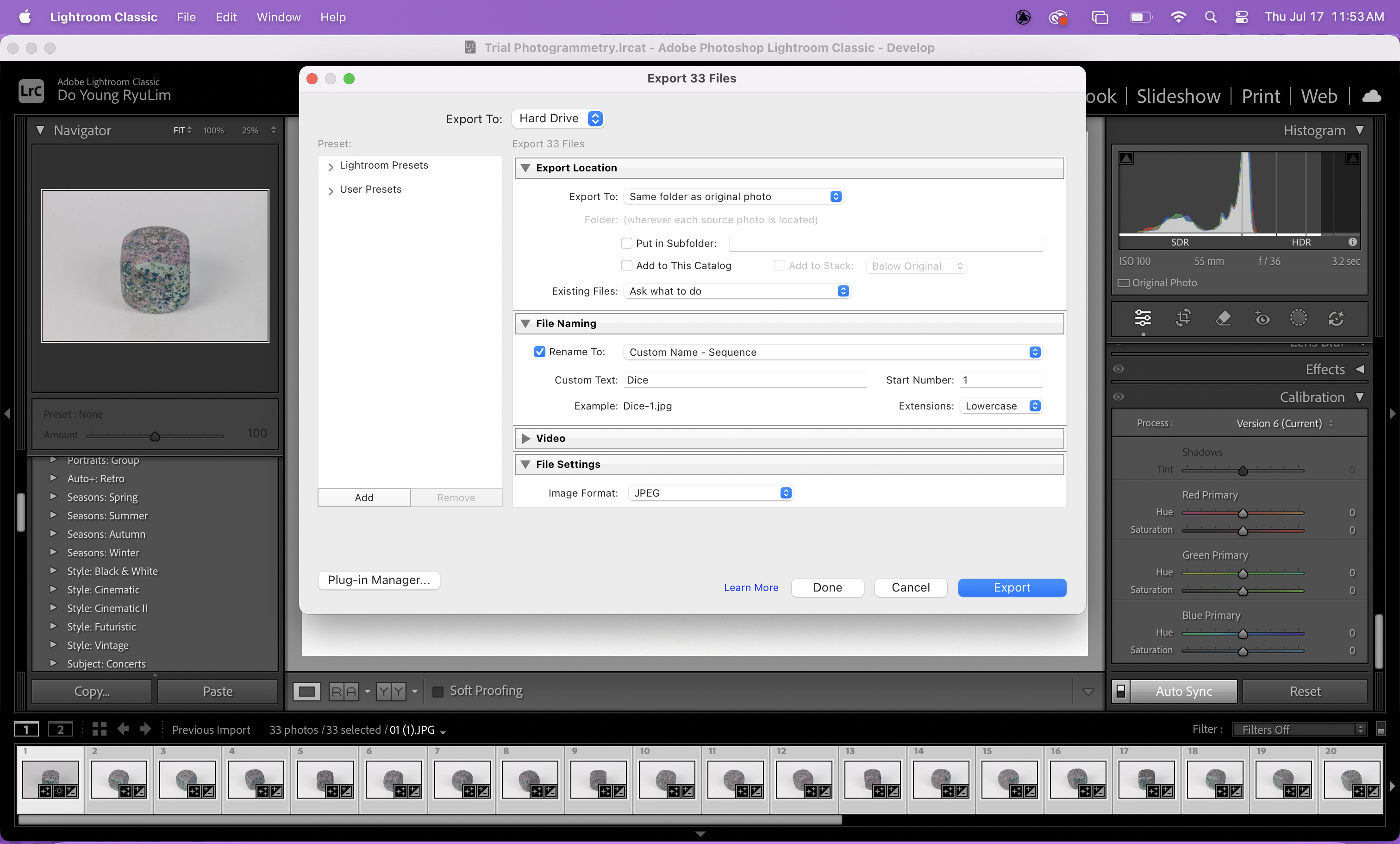 Screenshot of pop-up.