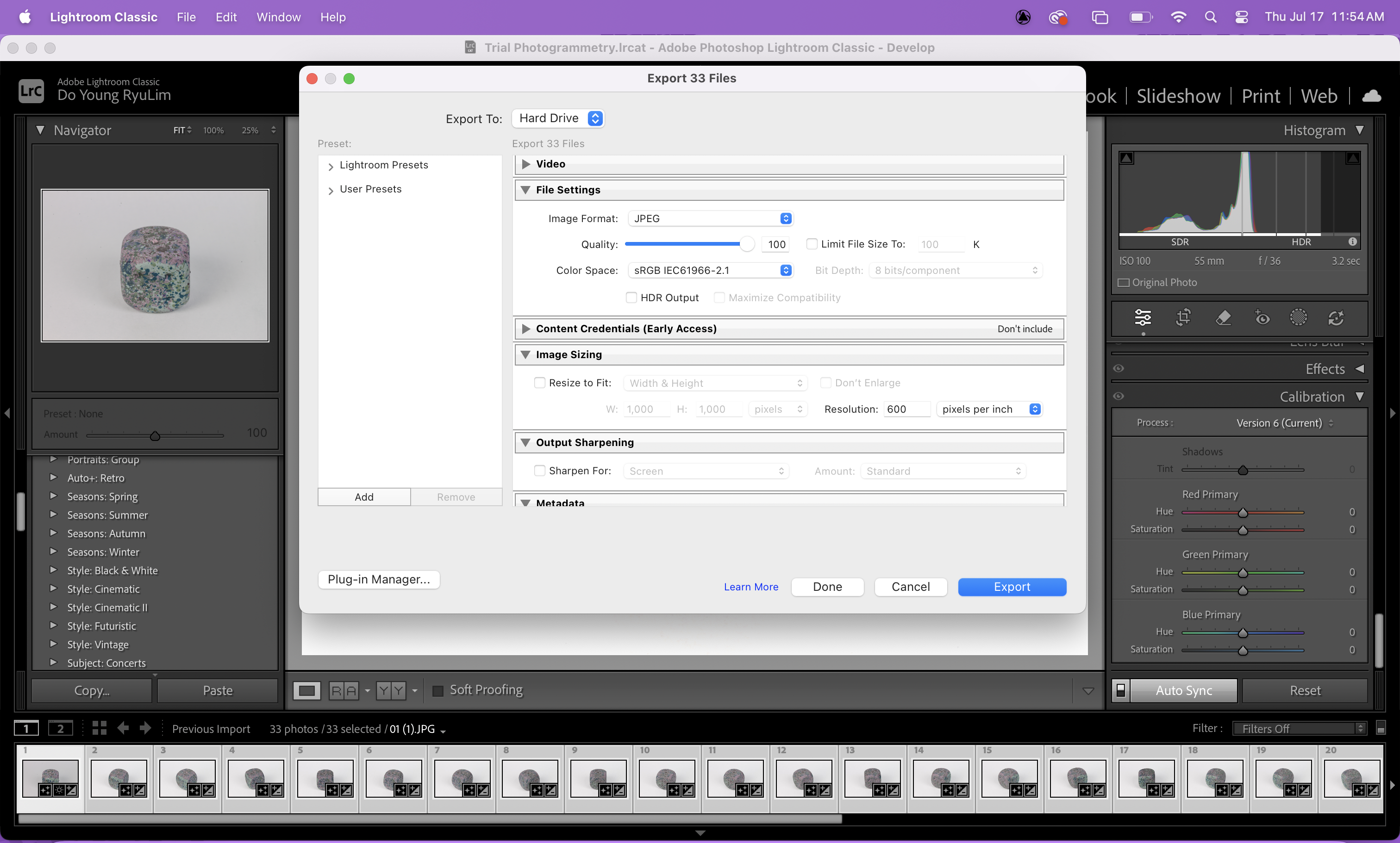 Screenshot of pop-up.